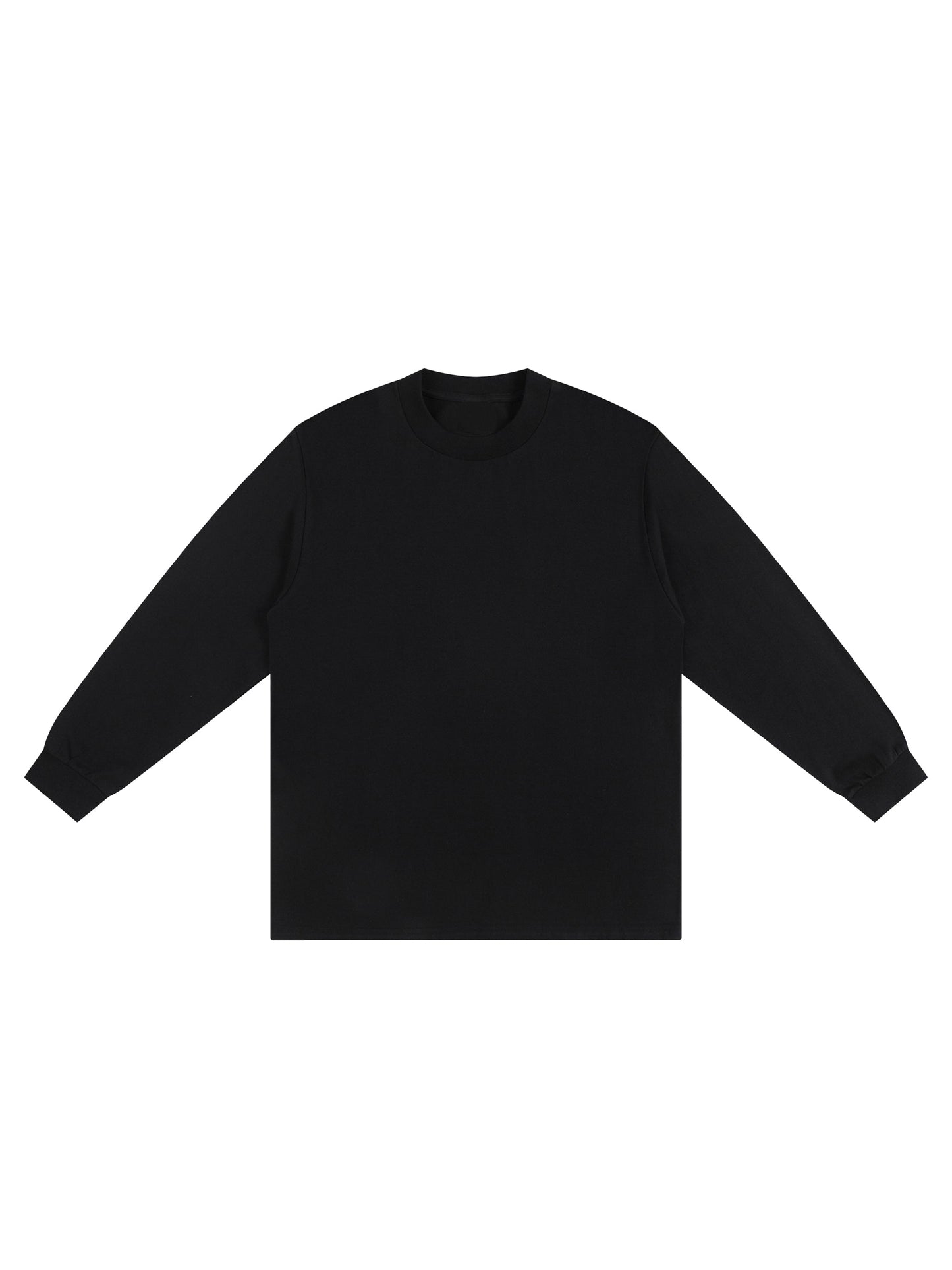 Crew Neck Drop Shoulder Long Sleeve Shirt 270GSM