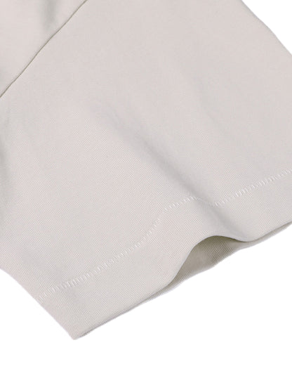 Essential Cotton T-Shirt mock neck