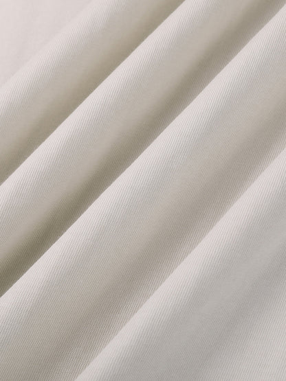 Essential Cotton T-Shirt mock neck