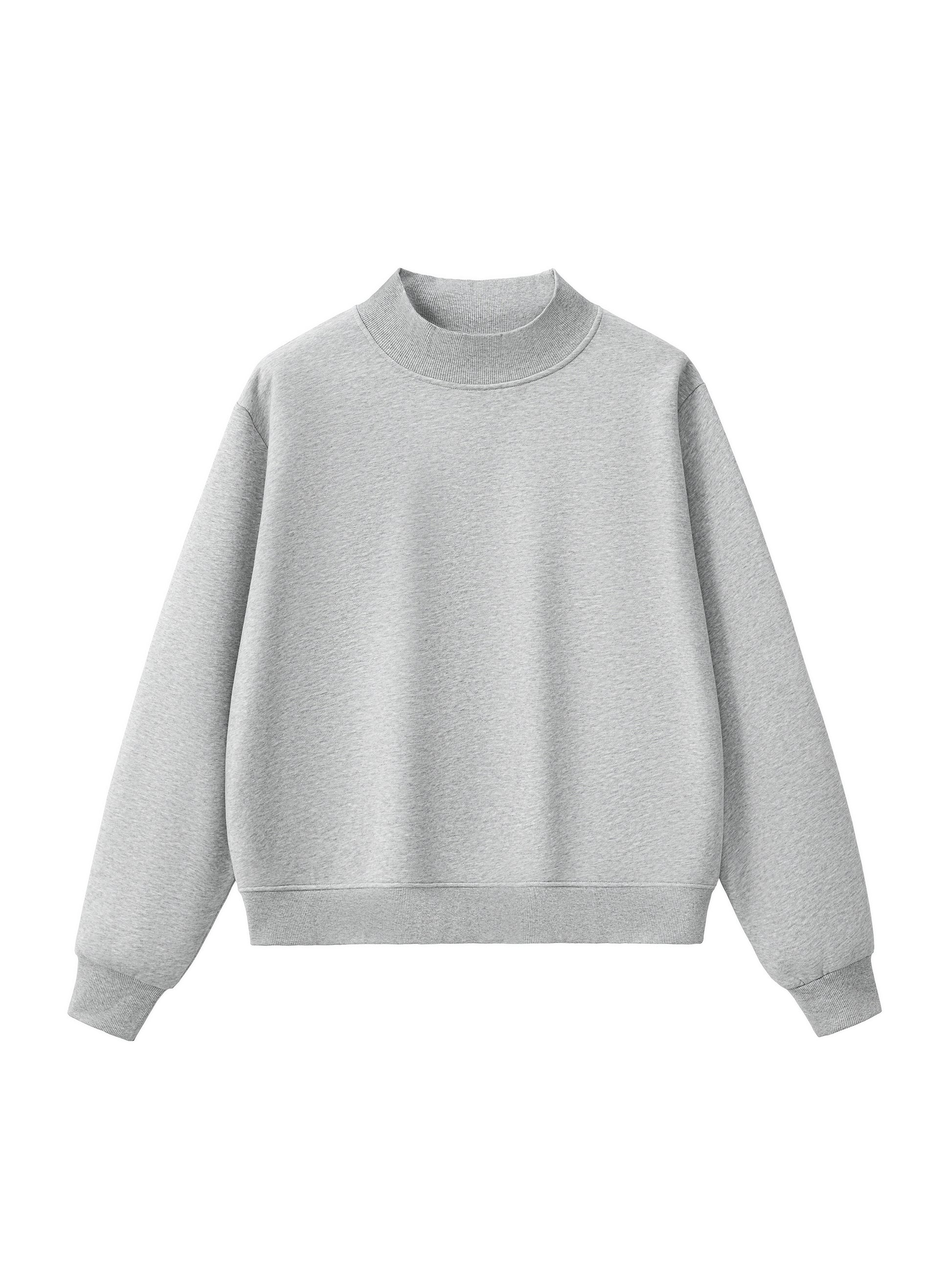 Fleece,Mock neck,Sweatshirt