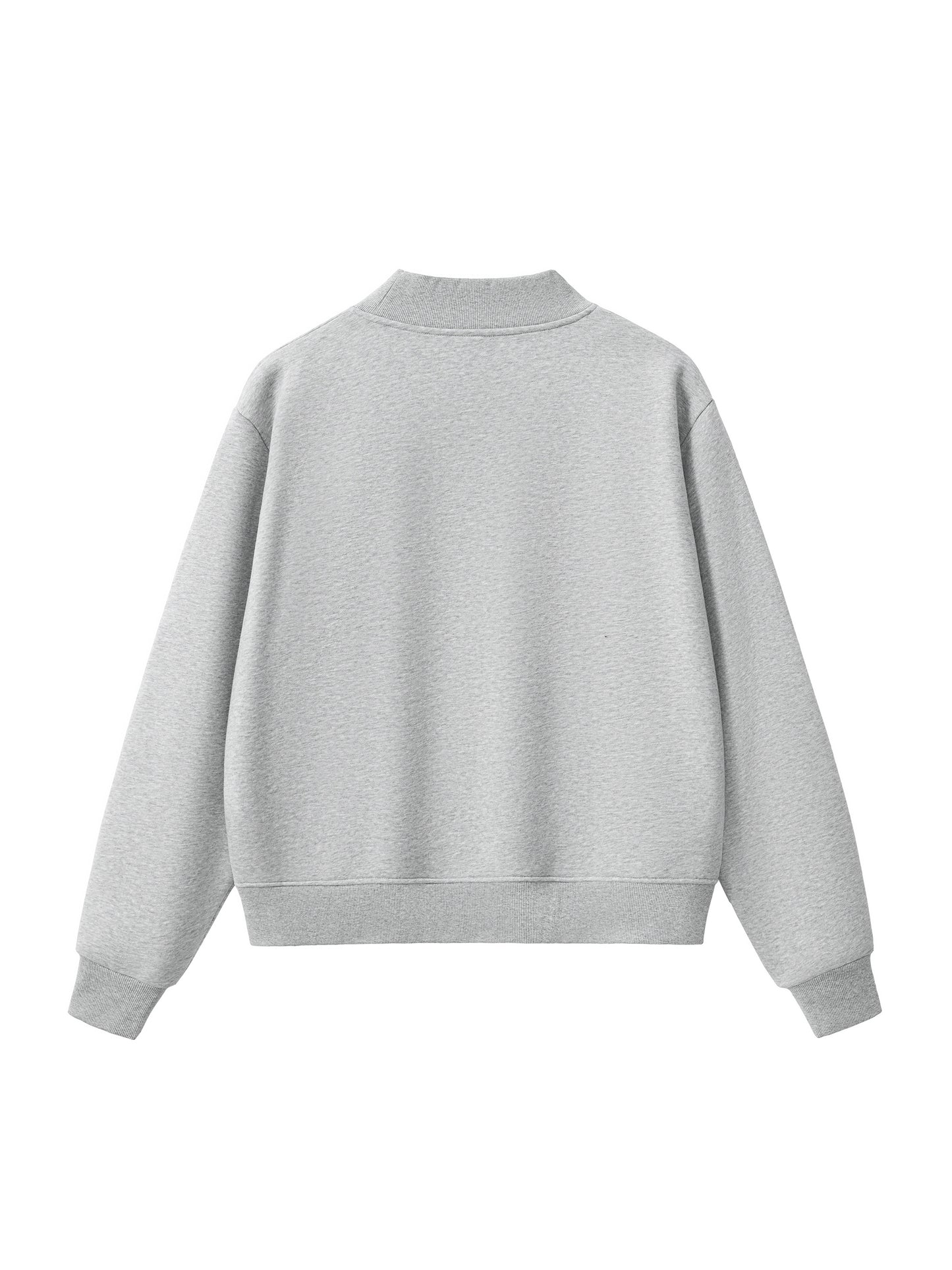 Fleece,Mock neck,Sweatshirt