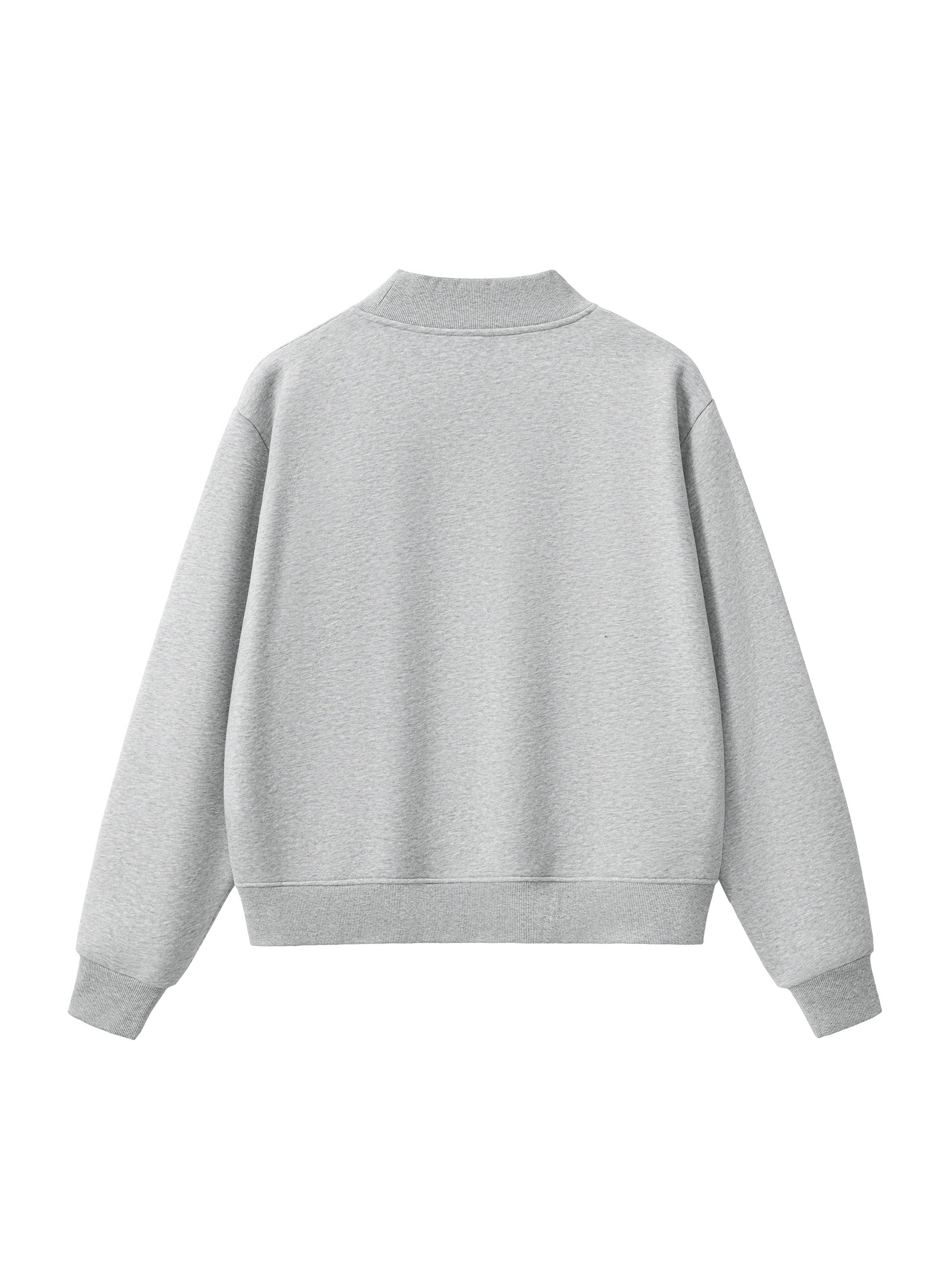 Fleece,Mock neck,Sweatshirt