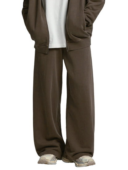 Snow Washed Tape Raw Edge Sweatpants