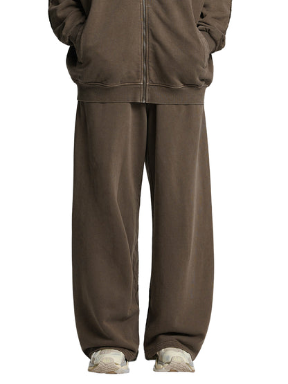 Snow Washed Tape Raw Edge Sweatpants