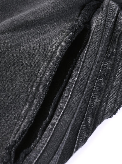 Snow Washed Tape Raw Edge Sweatpants