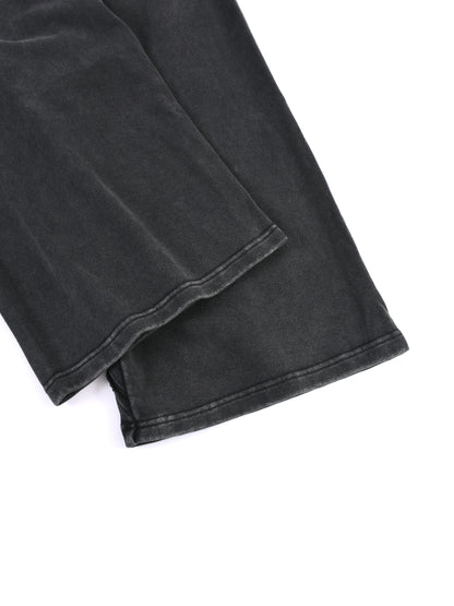 Snow Washed Tape Raw Edge Sweatpants