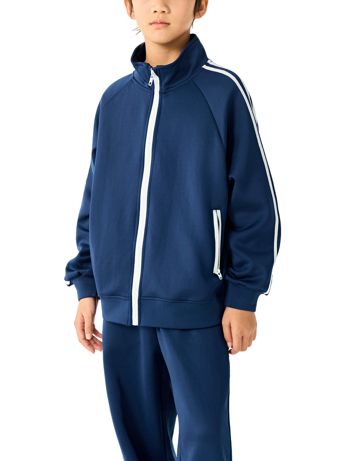 Kids’ Contrast Tape Coach Jacket