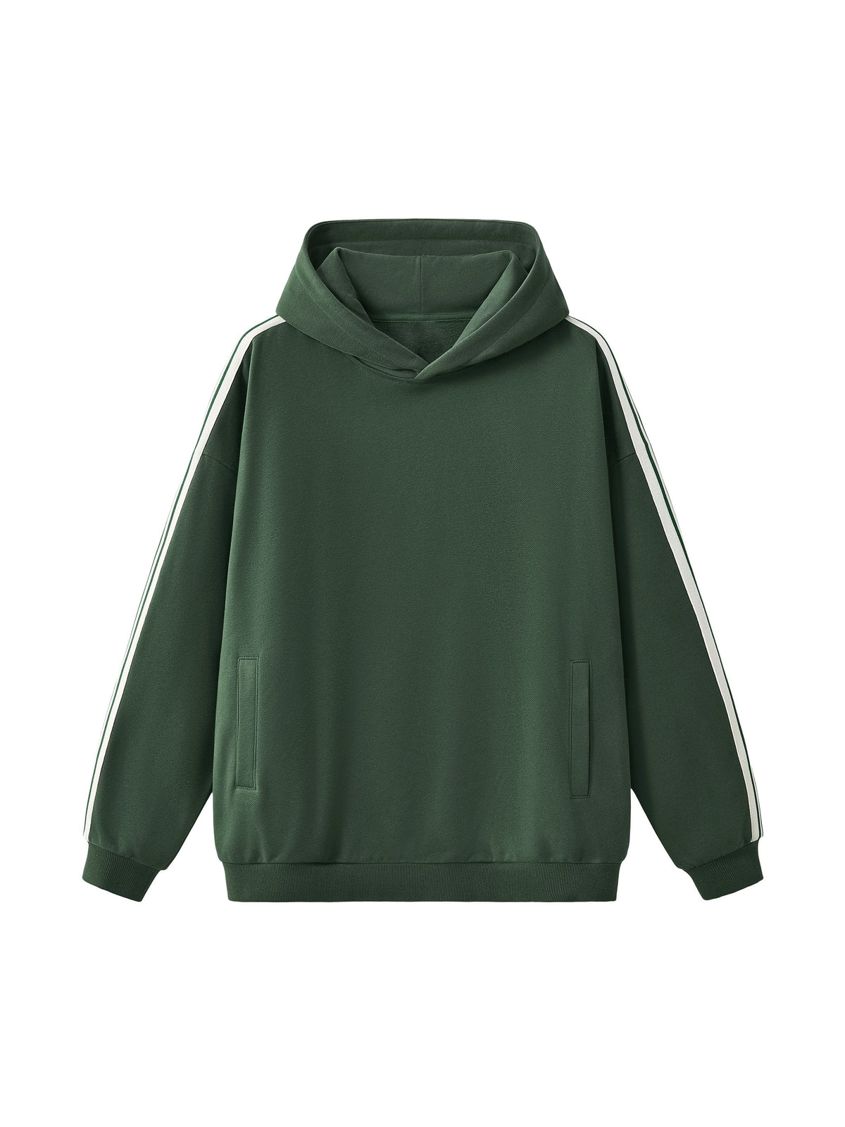 Waran Side Stripe Drop-Shoulder Hoodie