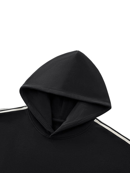 Waran Side Stripe Drop-Shoulder Hoodie