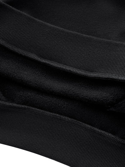 Waran Side Stripe Drop-Shoulder Hoodie