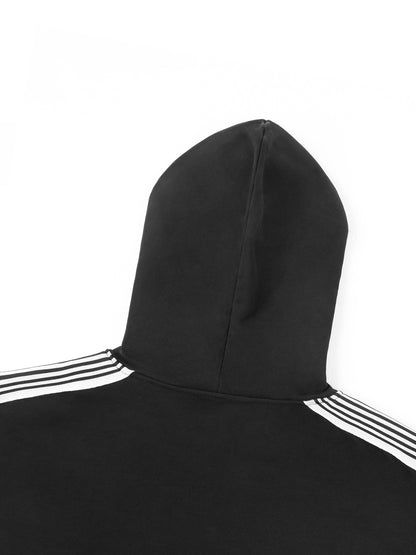 Waran Side Stripe Drop-Shoulder Hoodie