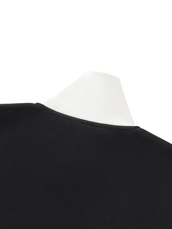 Contrast Side Stripe Fleece Track Jacket