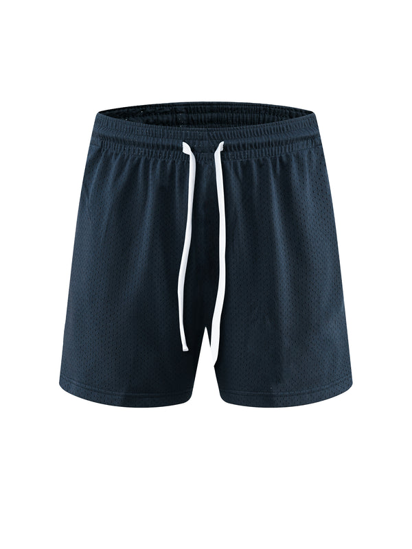 Mesh Drawstring Shorts