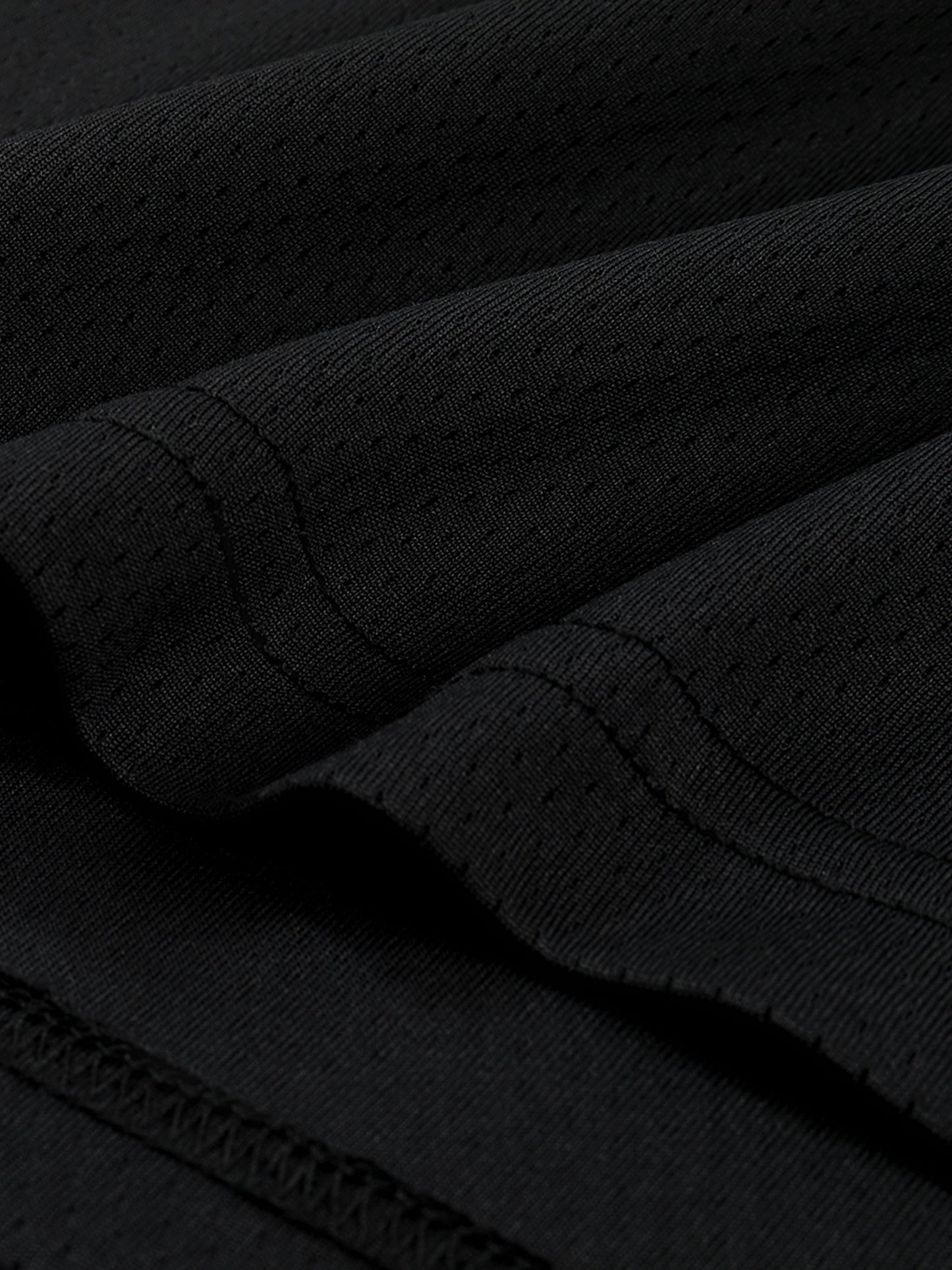 Contrast Raglan Sleeve Mesh T-Shirt
