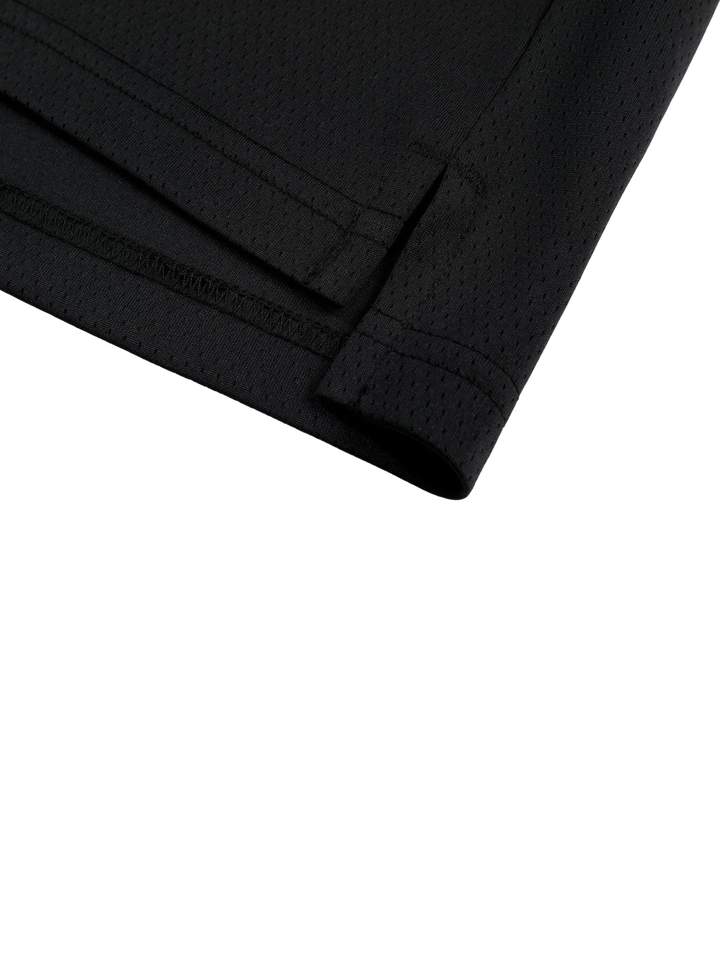 Contrast Raglan Sleeve Mesh T-Shirt