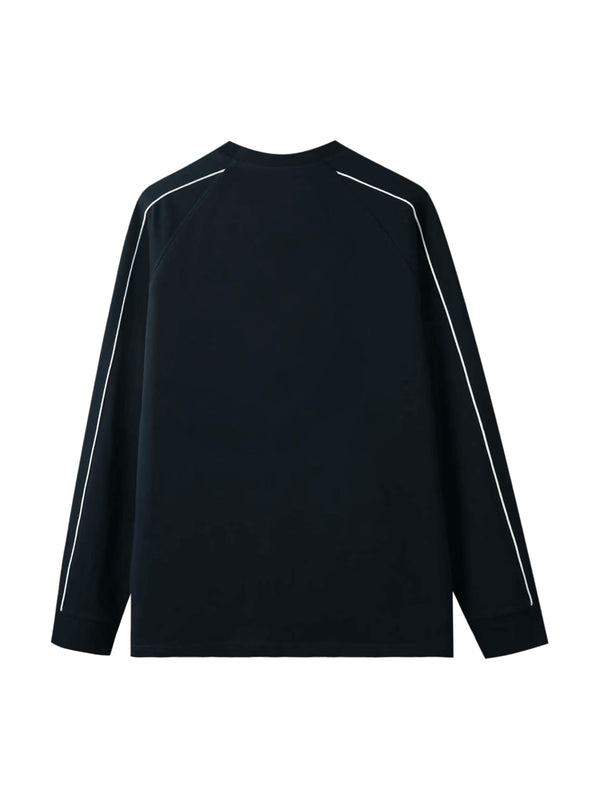 Contrast Panel Raglan Sweatshirt