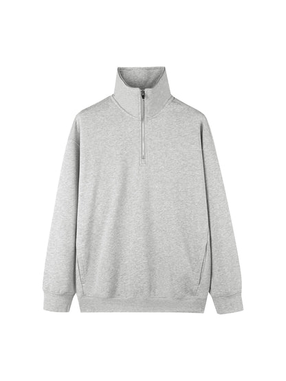 Waran Quarter-Zip Drop Shoulder Sweatshirt