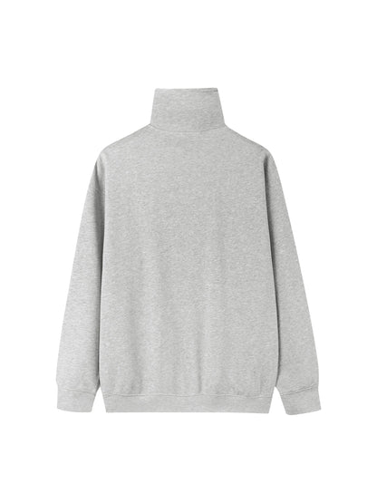 Waran Quarter-Zip Drop Shoulder Sweatshirt