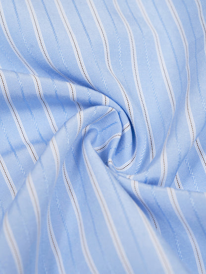 Striped Boxy Short Sleeve Shirt