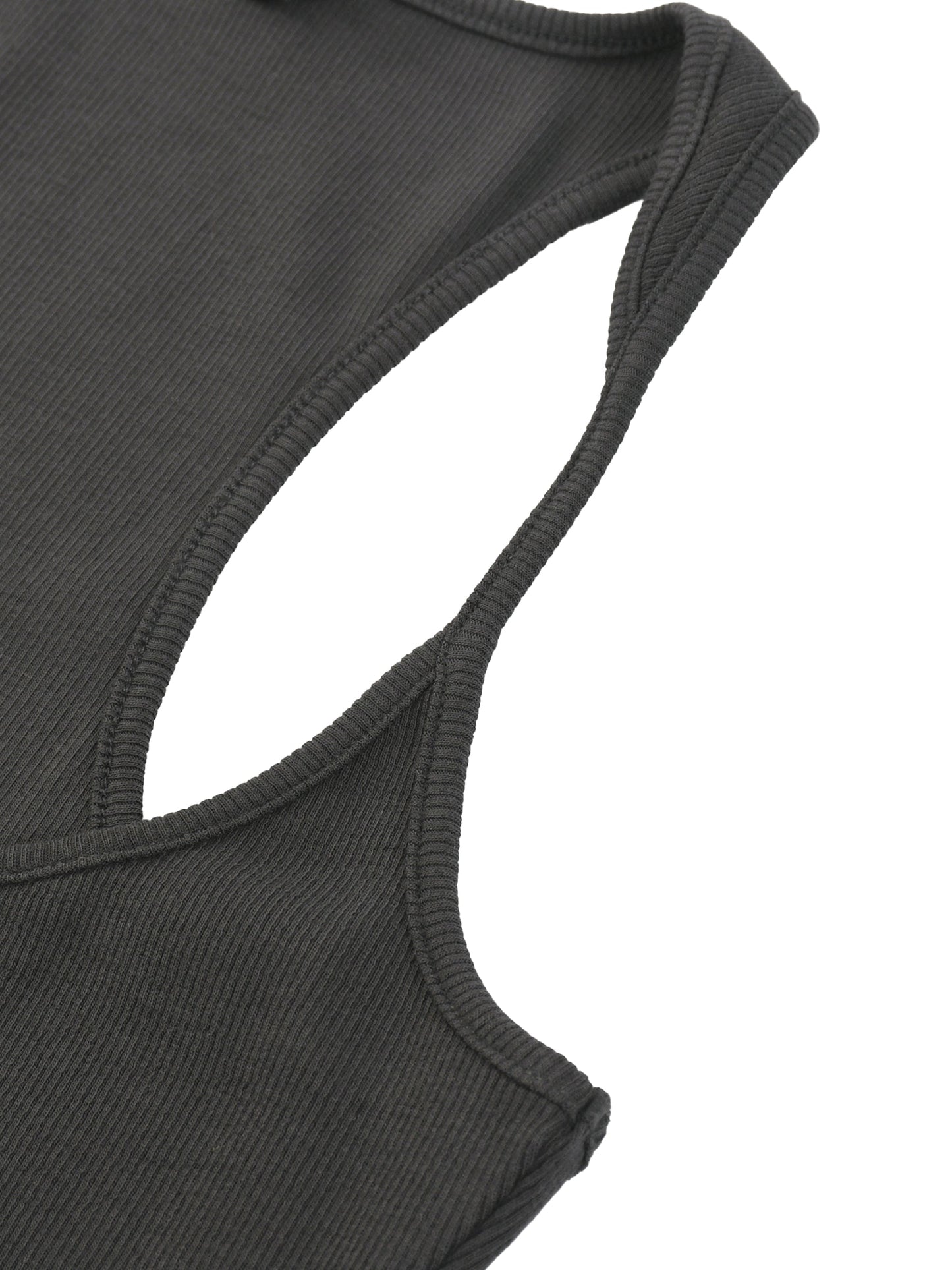 Slim Fit Ribbed Racerback Tank Top 280GSM