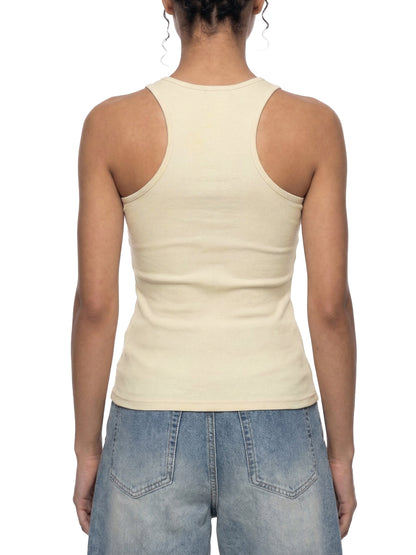 Slim Fit Ribbed Racerback Tank Top 280GSM