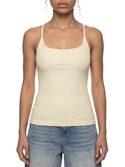 Slim Fit Ribbed Racerback Tank Top 280GSM