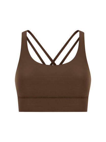 Strappy Criss-Cross Sports Bra