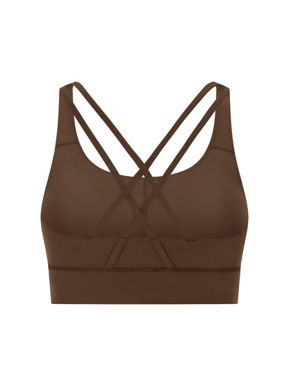 Strappy Criss-Cross Sports Bra