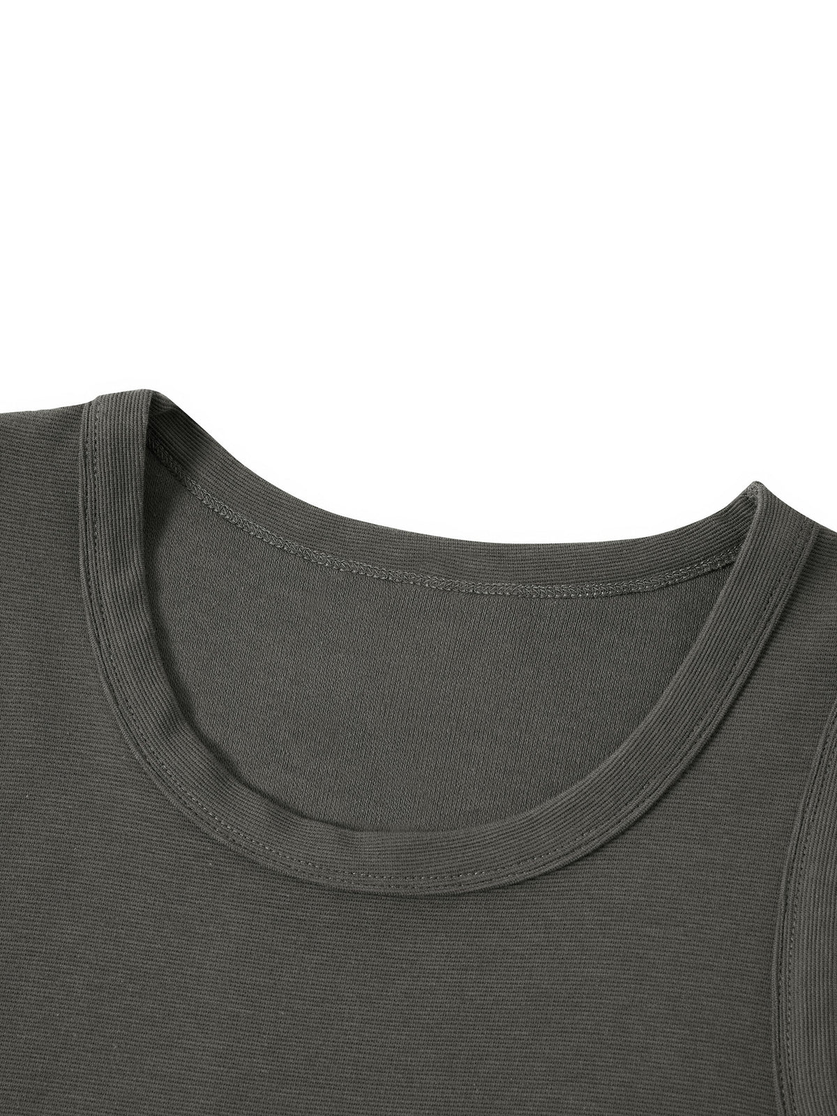 Men's Heavyweight Ribbed Tank Top 300GSM