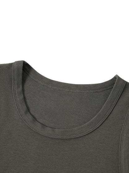 Men's Heavyweight Ribbed Tank Top 300GSM