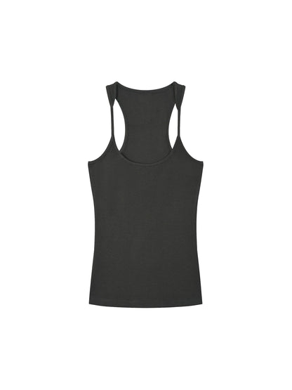 Slim Fit Ribbed Racerback Tank Top 280GSM