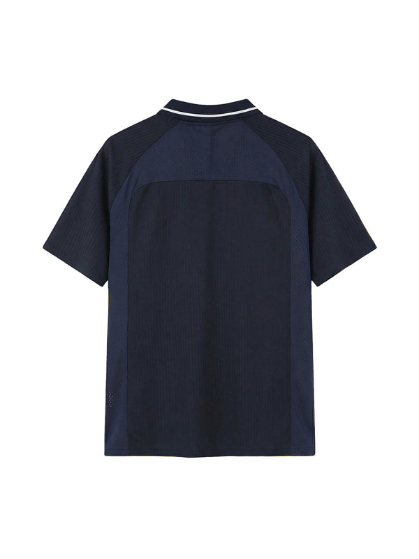Striped V-Neck Soccer Jersey