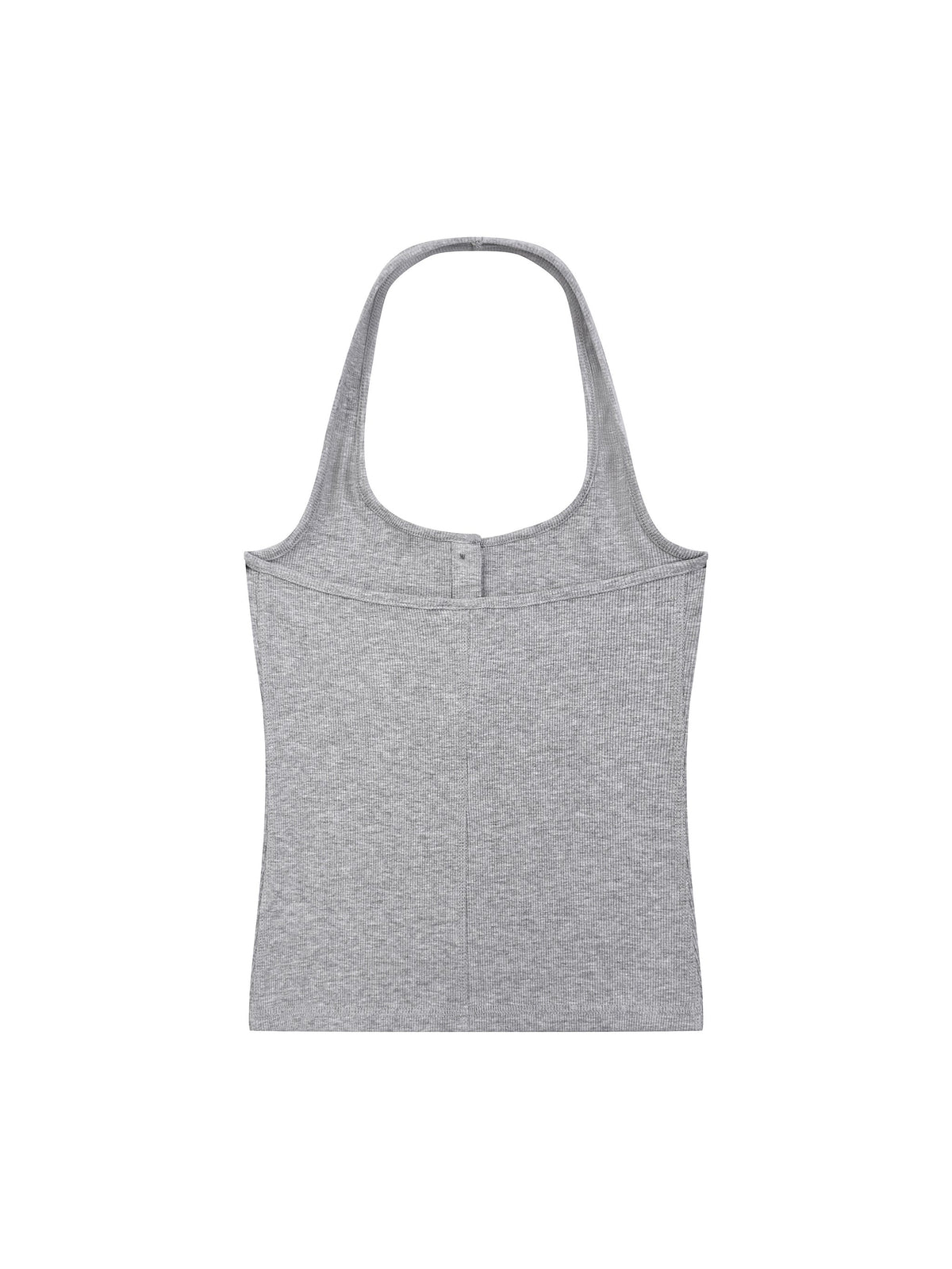 Women's Ribbed Henley Tank Top 250GSM