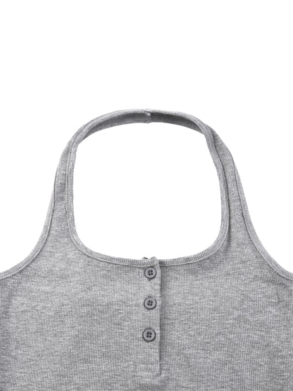 Halterneck,Halter,Henley neck