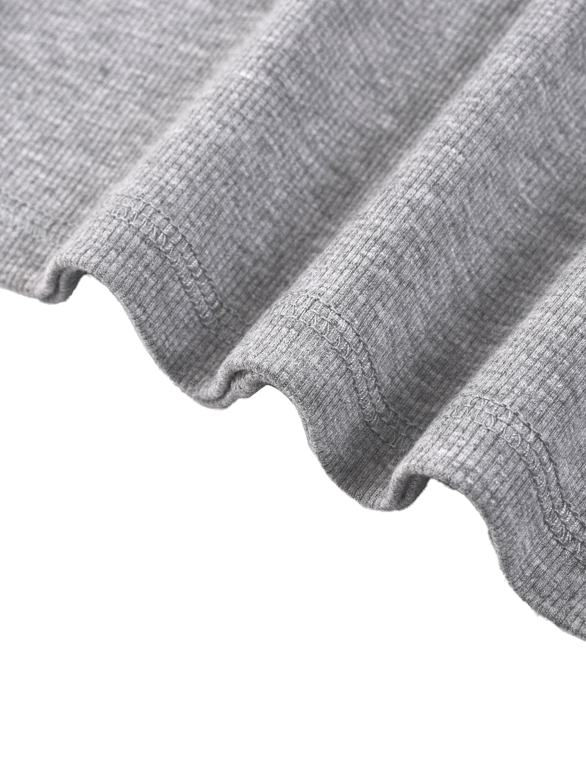 Women's Ribbed Henley Tank Top 250GSM