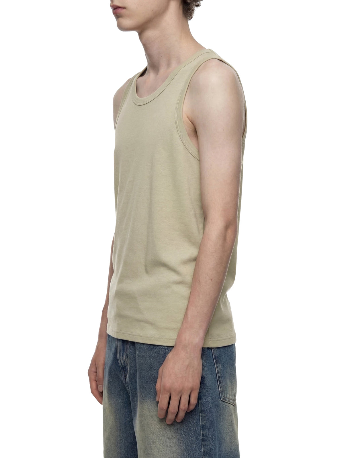 Men's Heavyweight Ribbed Tank Top 300GSM
