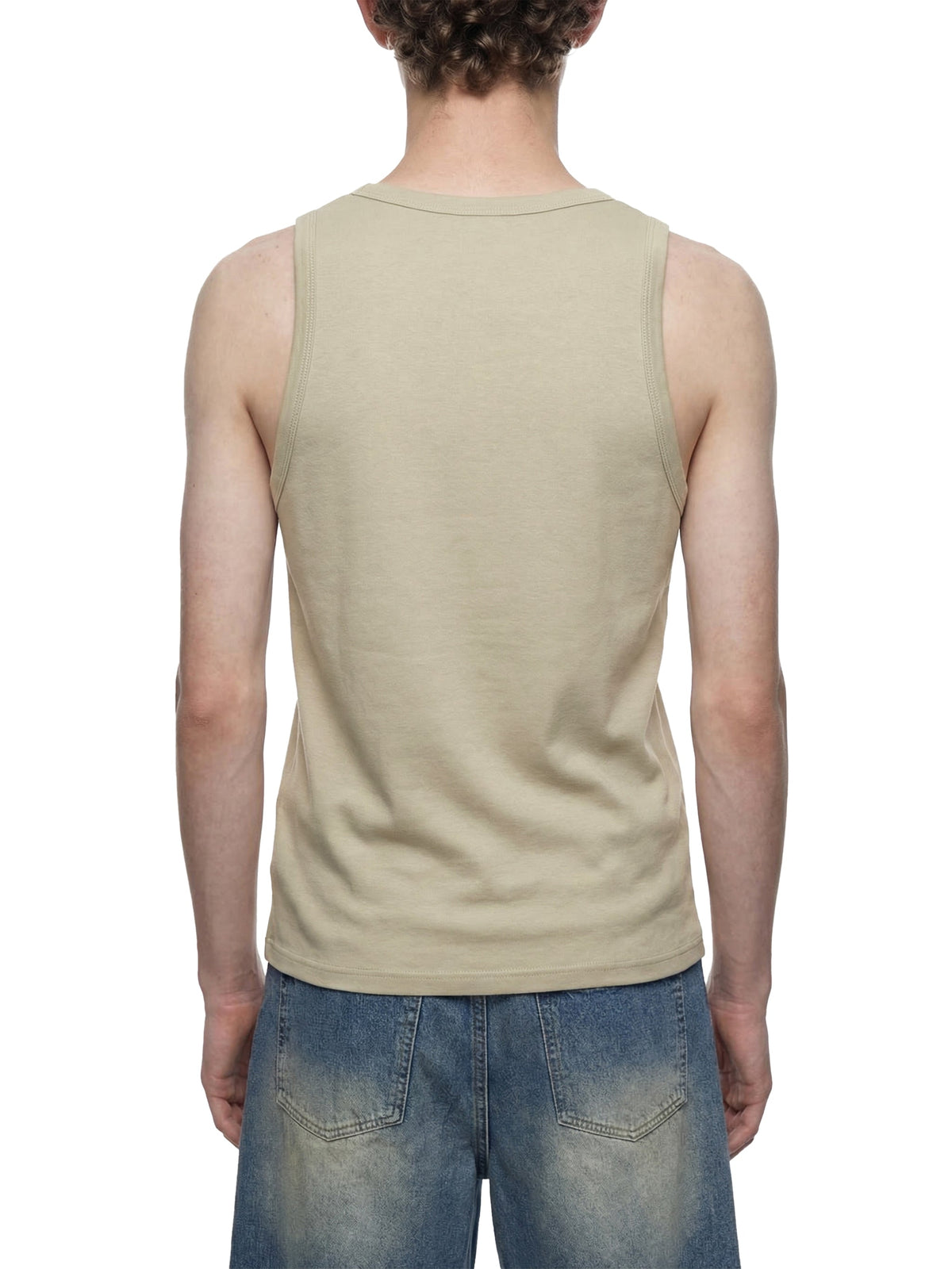 Men's Heavyweight Ribbed Tank Top 300GSM