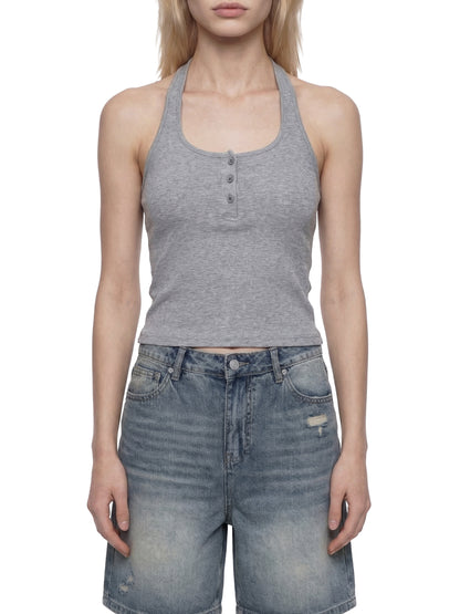 Halterneck,Halter,Henley neck