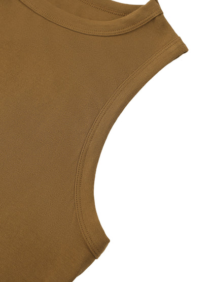 Women's Tight Crewneck Crop Tank Top