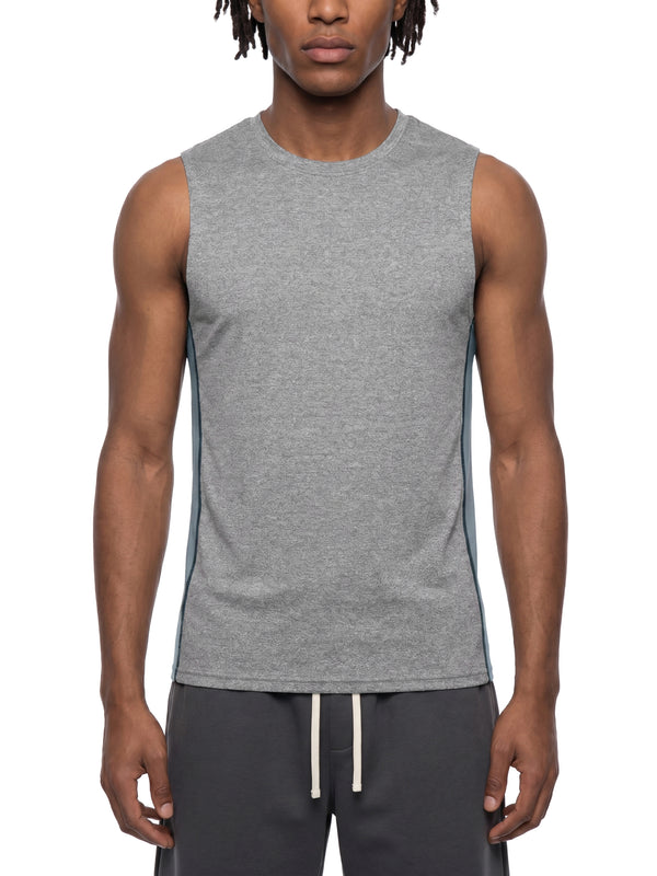 Men's Slim-Fit Topstitch Tank Top