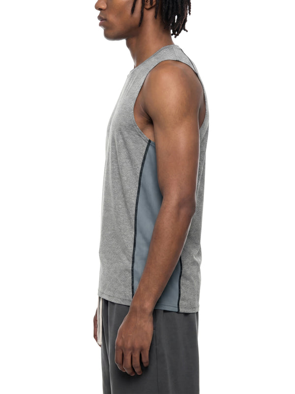 Men's Slim-Fit Topstitch Tank Top