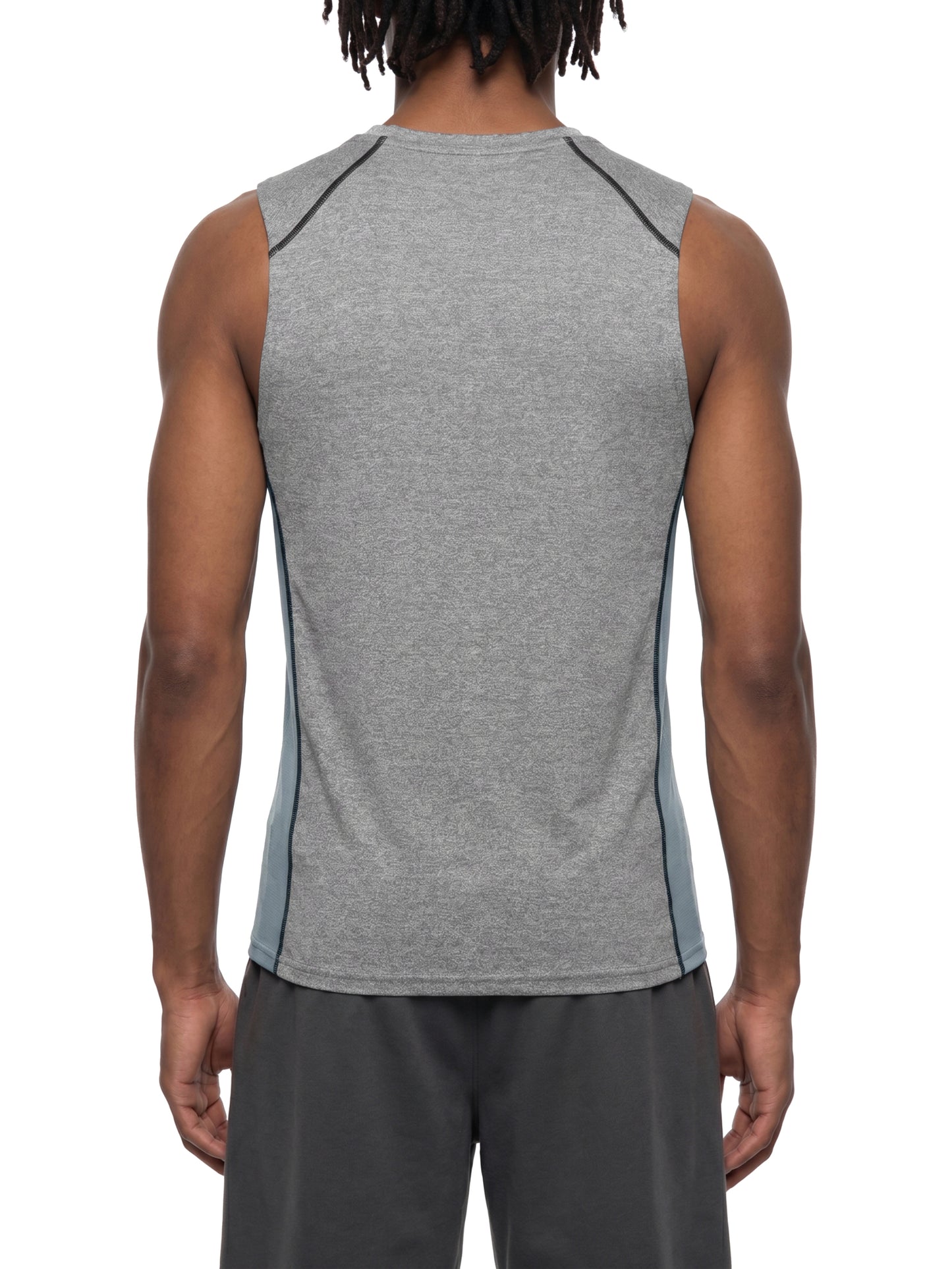 Men's Slim-Fit Topstitch Tank Top