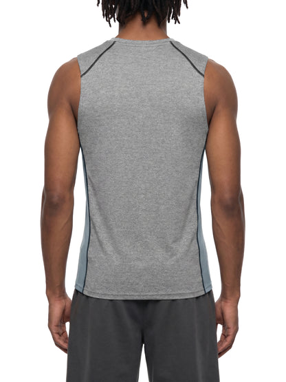 Men's Slim-Fit Topstitch Tank Top