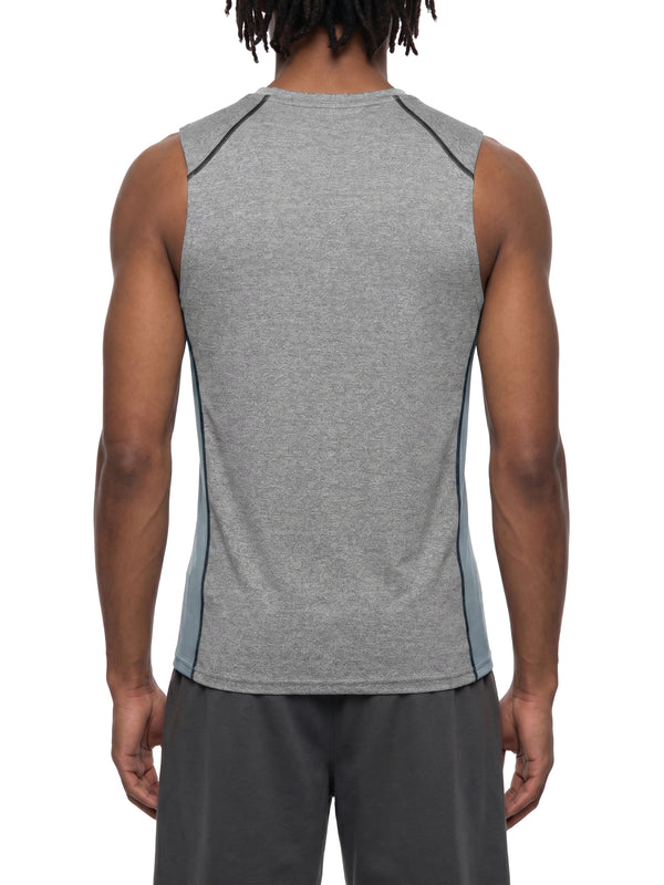 Men's Slim-Fit Topstitch Tank Top