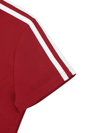 Women's Cropped Full Zip Short Sleeve T-Shirt