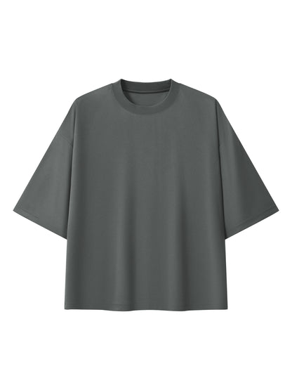Unisex Boxy Mesh Crewneck T-Shirt