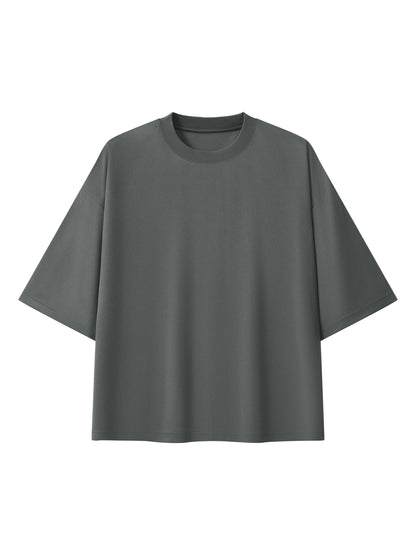Unisex Boxy Mesh Crewneck T-Shirt