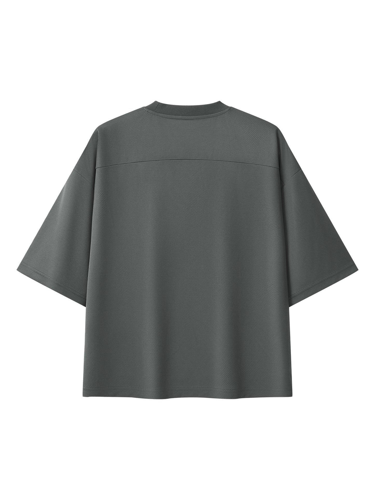 Unisex Boxy Mesh Crewneck T-Shirt