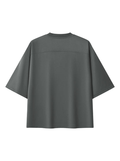 Unisex Boxy Mesh Crewneck T-Shirt