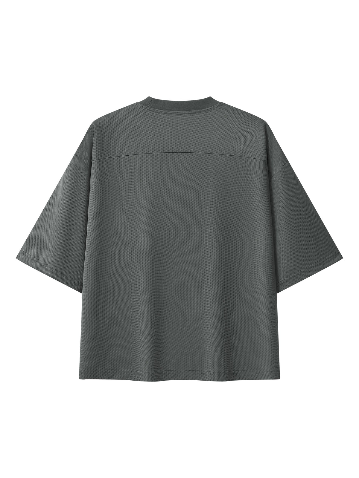 Unisex Boxy Mesh Crewneck T-Shirt